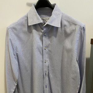 Harry Rosen Slim Dress Shirt (Blue)